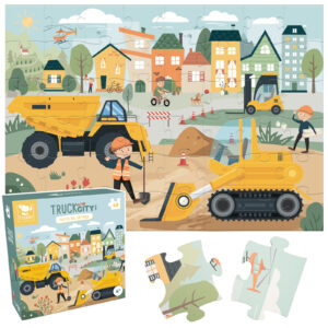 Puzzle enfant - Truck in the city